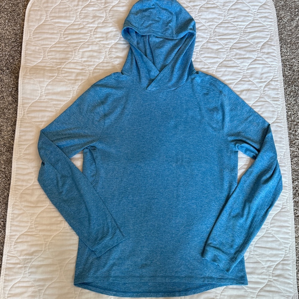 lululemon athletica Lightweight Blue Long-Sleeve Hoodie